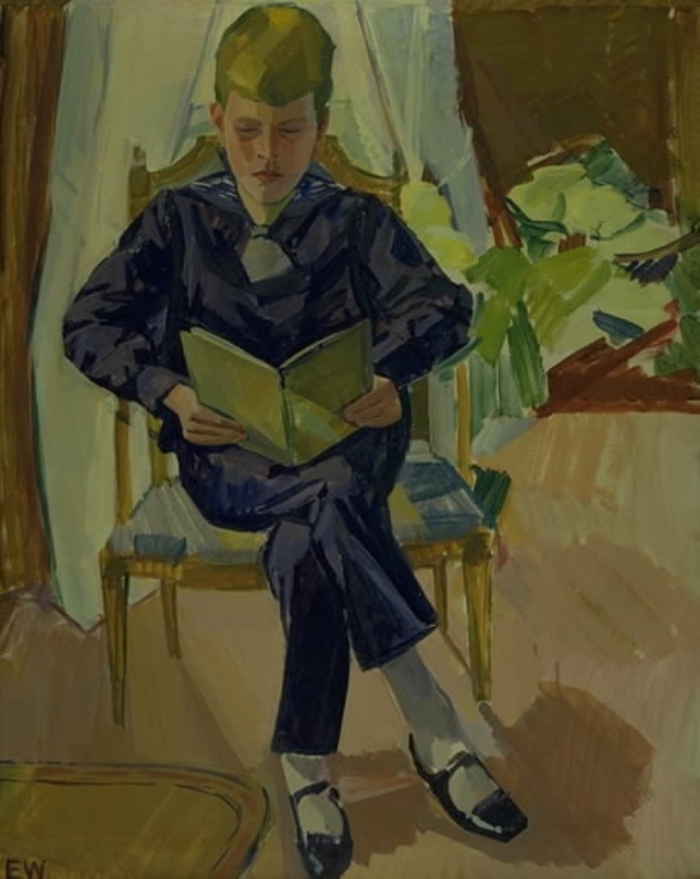 Portrét Benta von Müllena jako chlapce od Edvard Weie