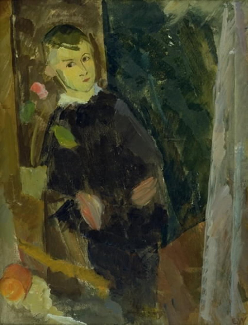 Portrét chlapce od Edvard Weie