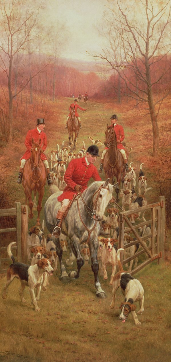 On the Scent, 1906 (olej) od Edward Algernon Stuart Douglas