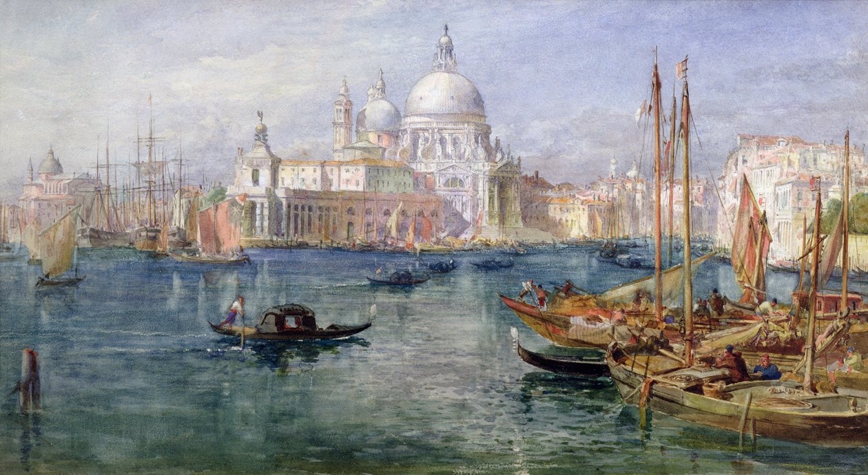 St. Maria della Salute, Benátky od Edward Angelo Goodall