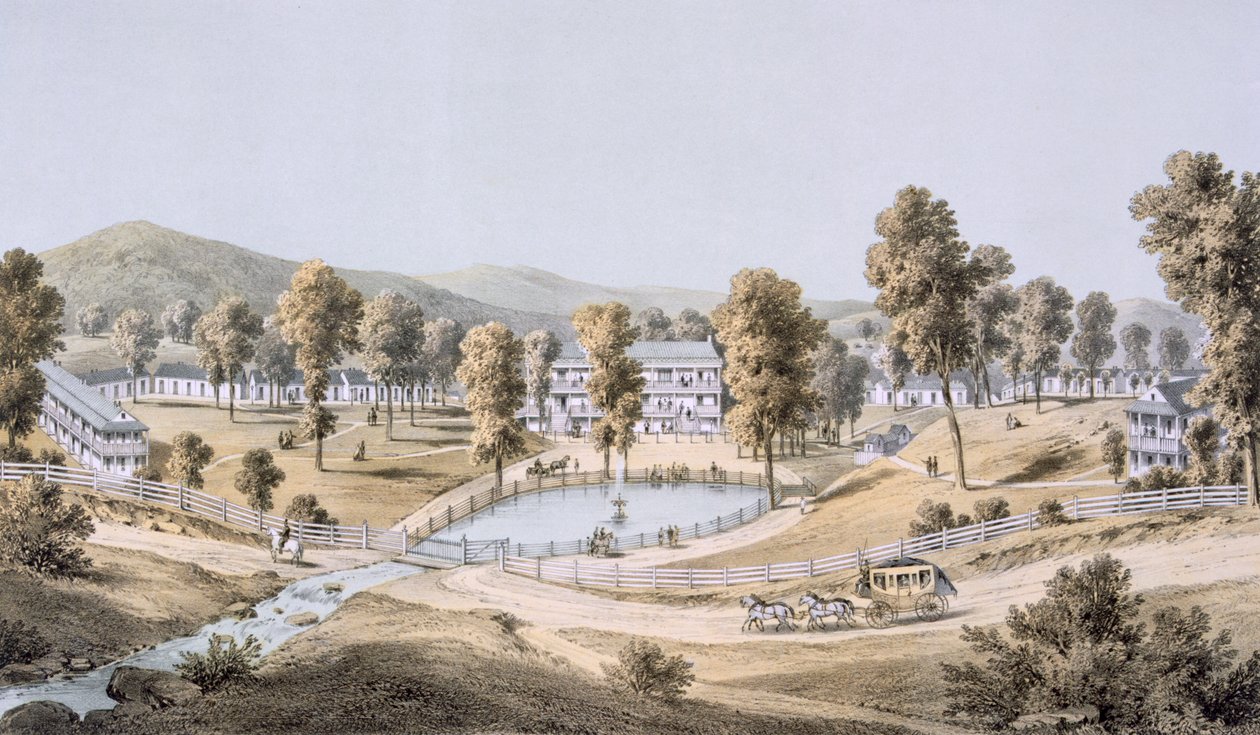 Yellow Sulphur Springs, Montgomery County, 1858 od Edward Beyer