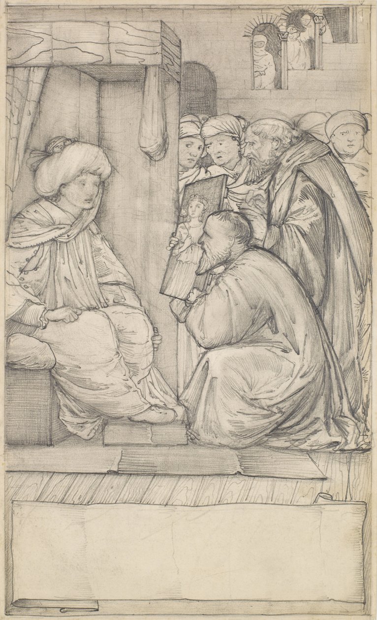 Příběh Chaucers Man of Laws od Edward Burne Jones
