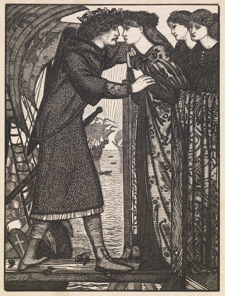 Král Sigurd křižák od Edward Burne Jones