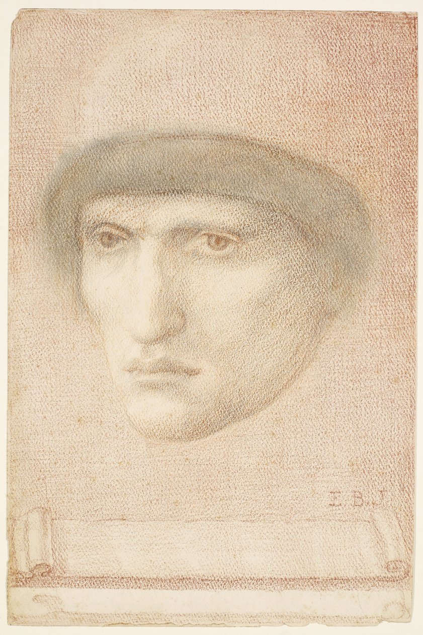 Mužský portrét od Edward Burne Jones