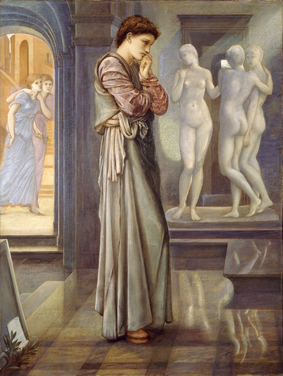 Pygmalion a obrázek od Edward Burne Jones