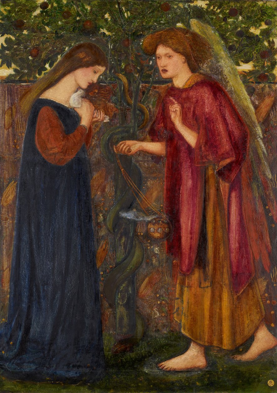 Zvěstování od Edward Burne Jones