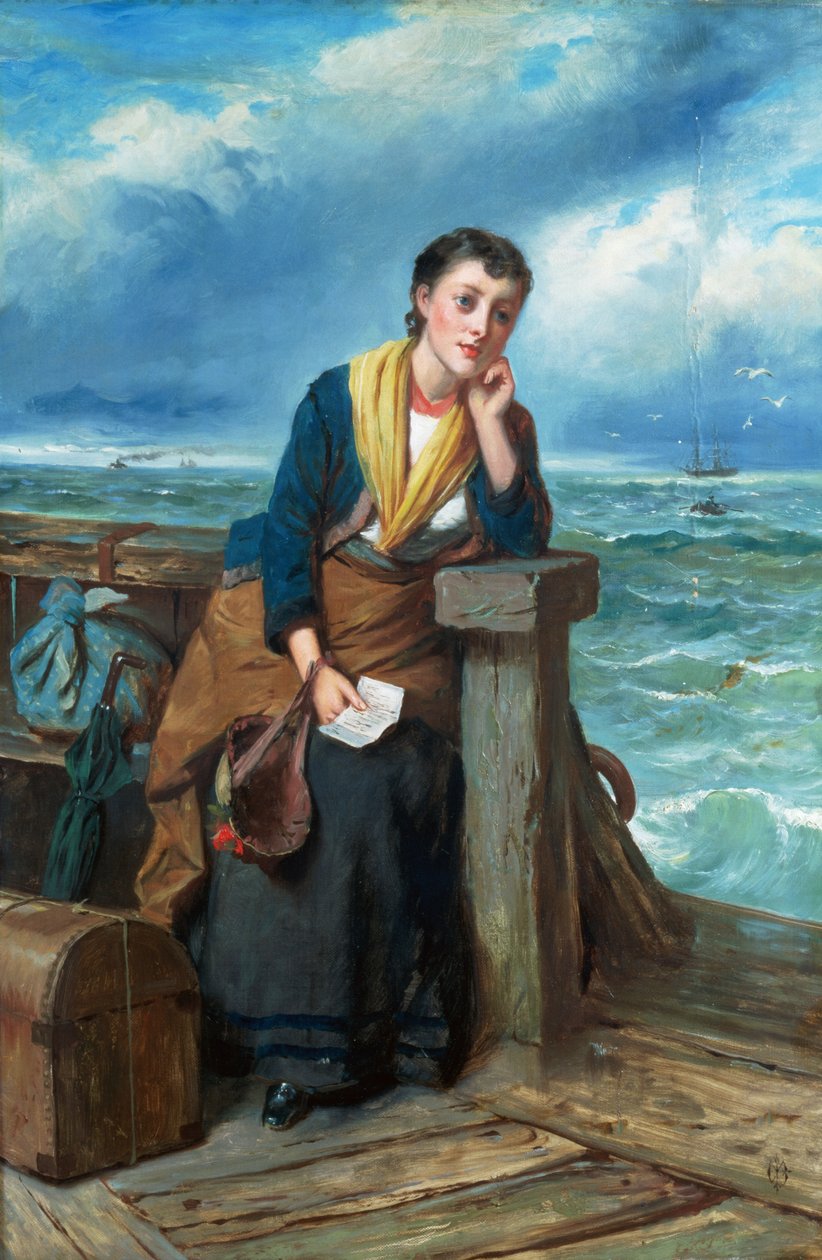 Emigrant, cca 1860 od Edward Charles Barnes