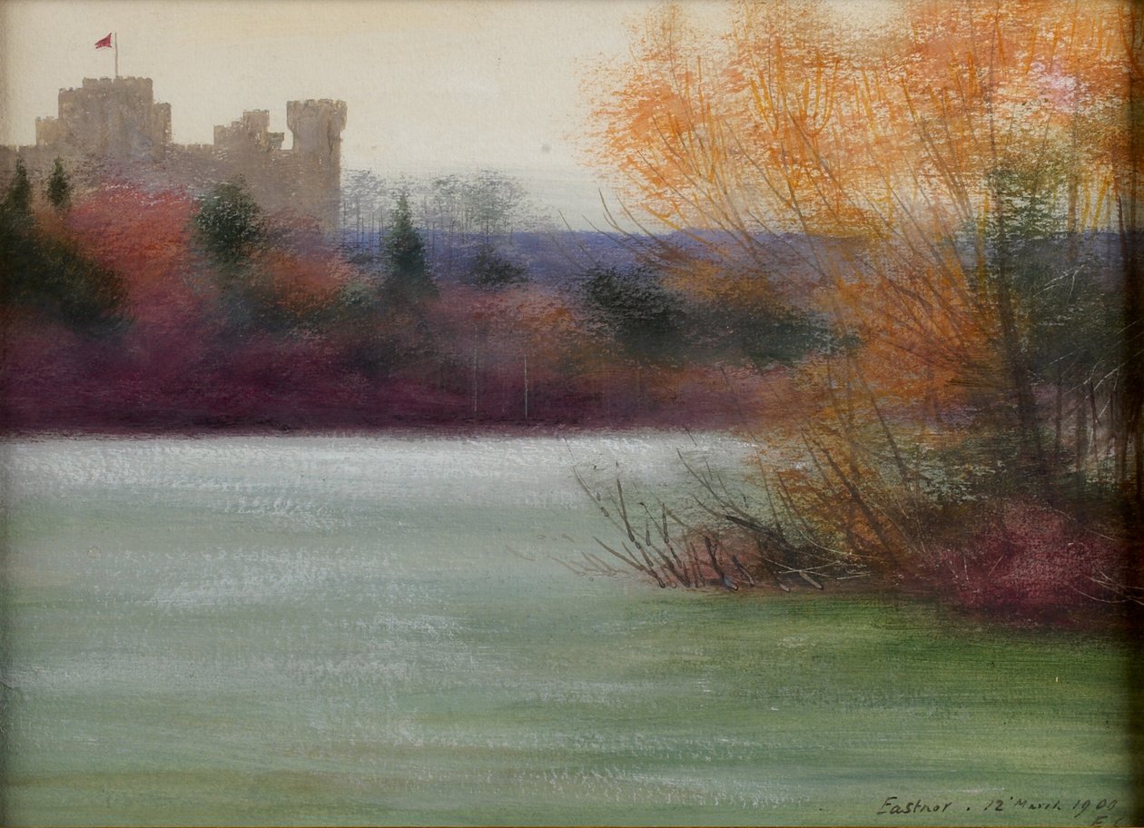 Hrad Eastnor, 1900 od Edward Clifford
