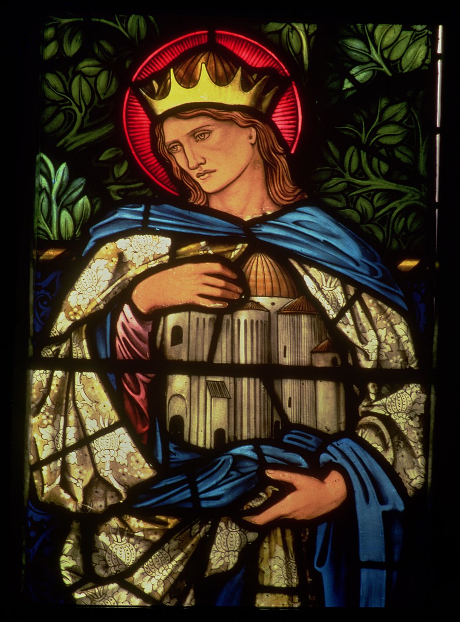 Král Šalamoun drží chrám, 1890 (vitráže) od Edward Burne Jones