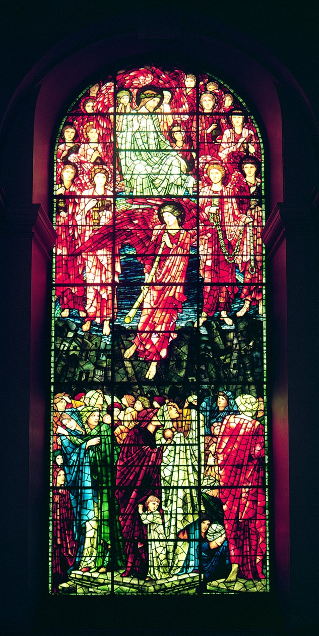 Poslední soud, západní okno (vitráže) od Edward Burne Jones