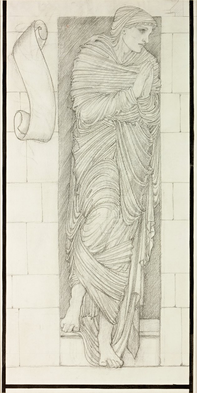 Lazarus - Návrh pro okno kostela St Ethelreda, Guilsborough, Northamptonshire od Edward Burne Jones