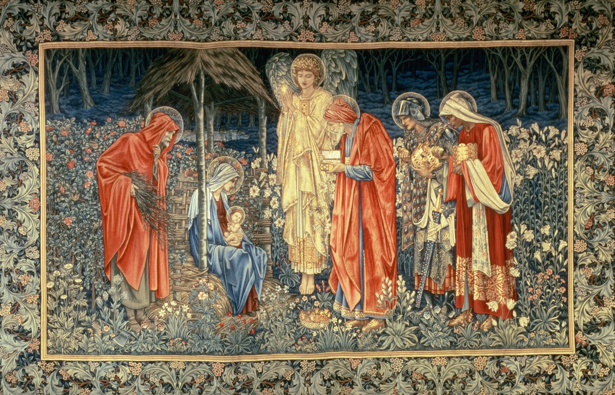 Klanění tří králů, 1907 (tapisérie) od Edward Burne Jones