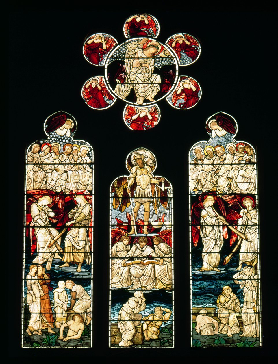 Poslední soud, 1874-75 (vitráž) od Edward Burne Jones