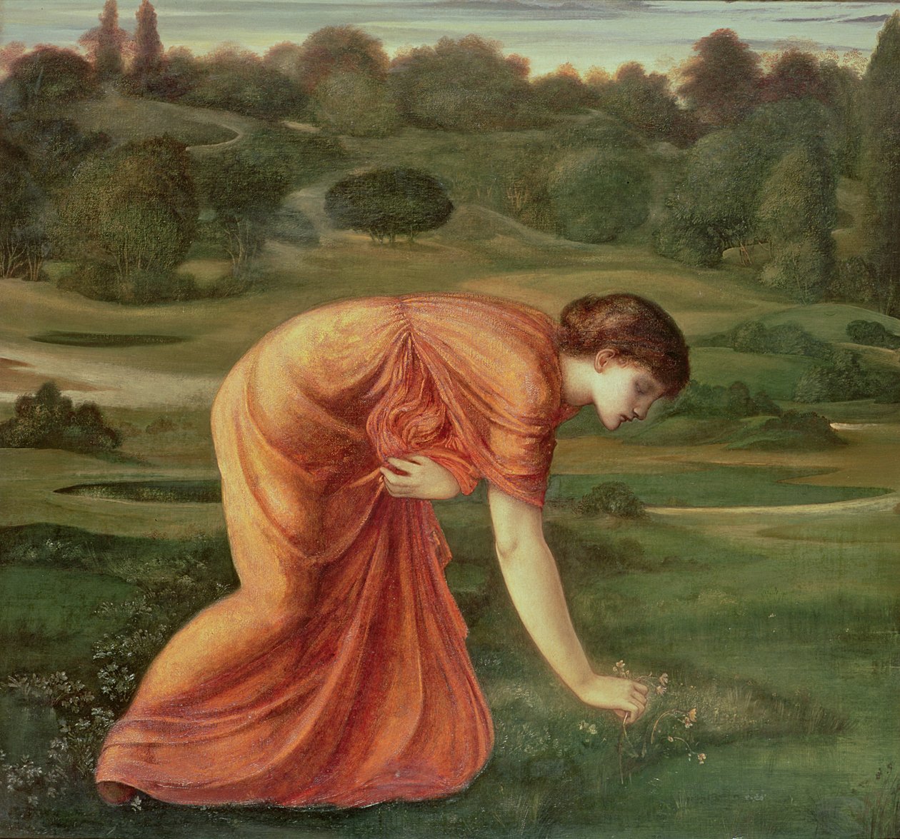 Březnový Marigold, kolem roku 1870 od Edward Burne Jones