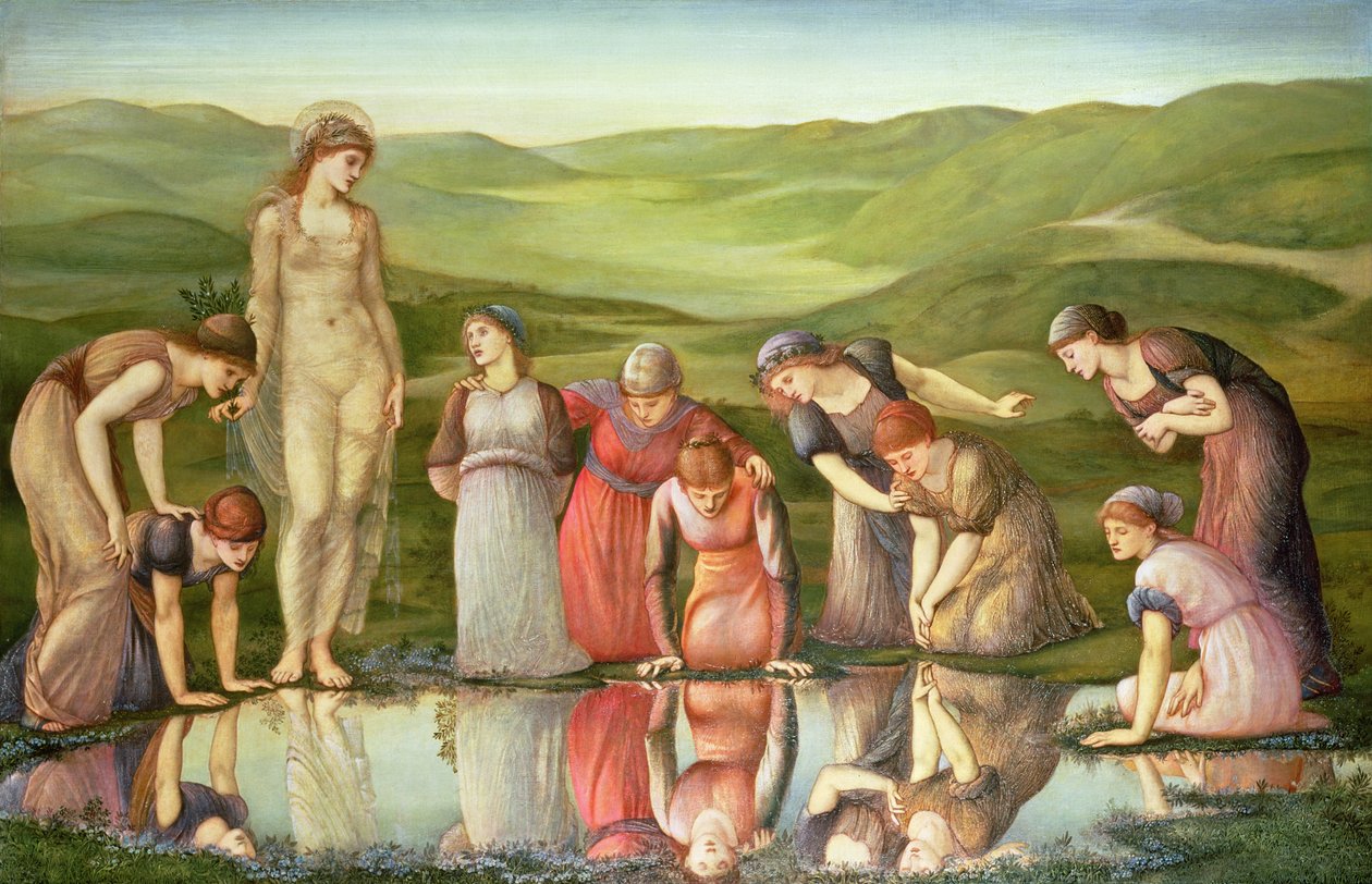 Zrcadlo Venuše od Edward Burne Jones