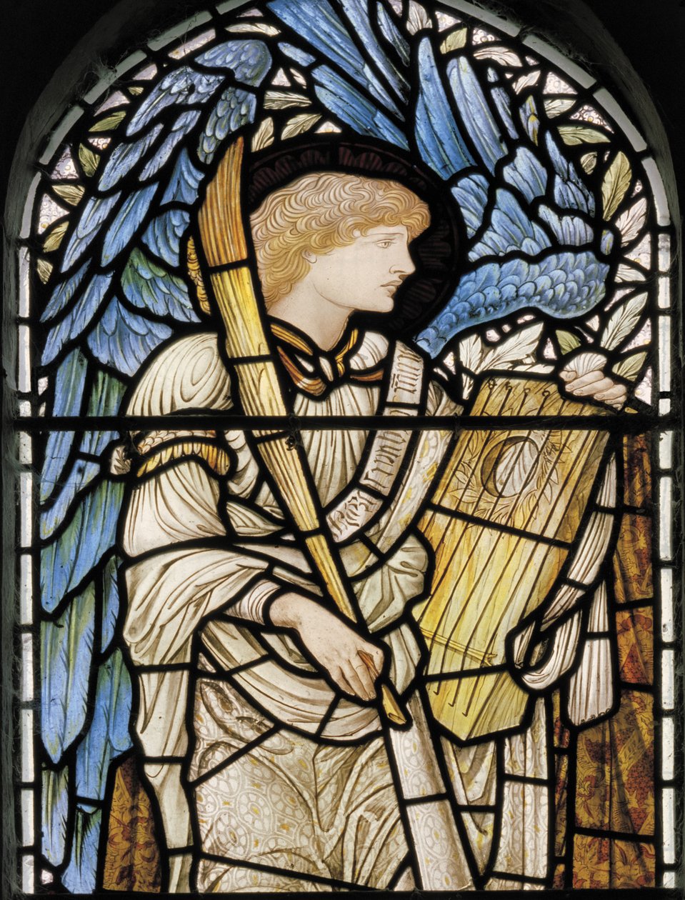 Andělský hudebník, 1877 od Edward Burne Jones