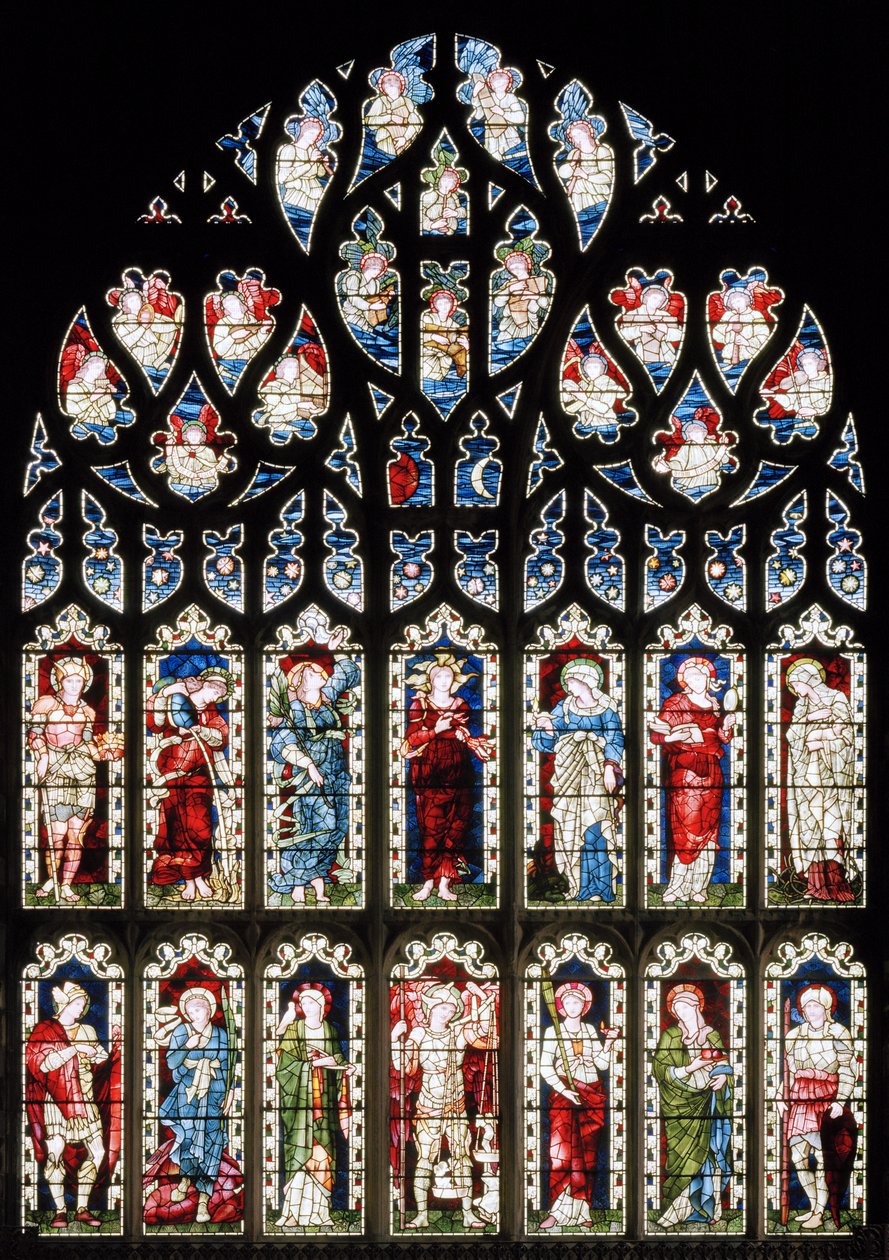 Ashton Under Lyne, Albion Congregational Church, Morris & Co., Edward Burne-Jones, Hope, 1893 od Edward Burne Jones