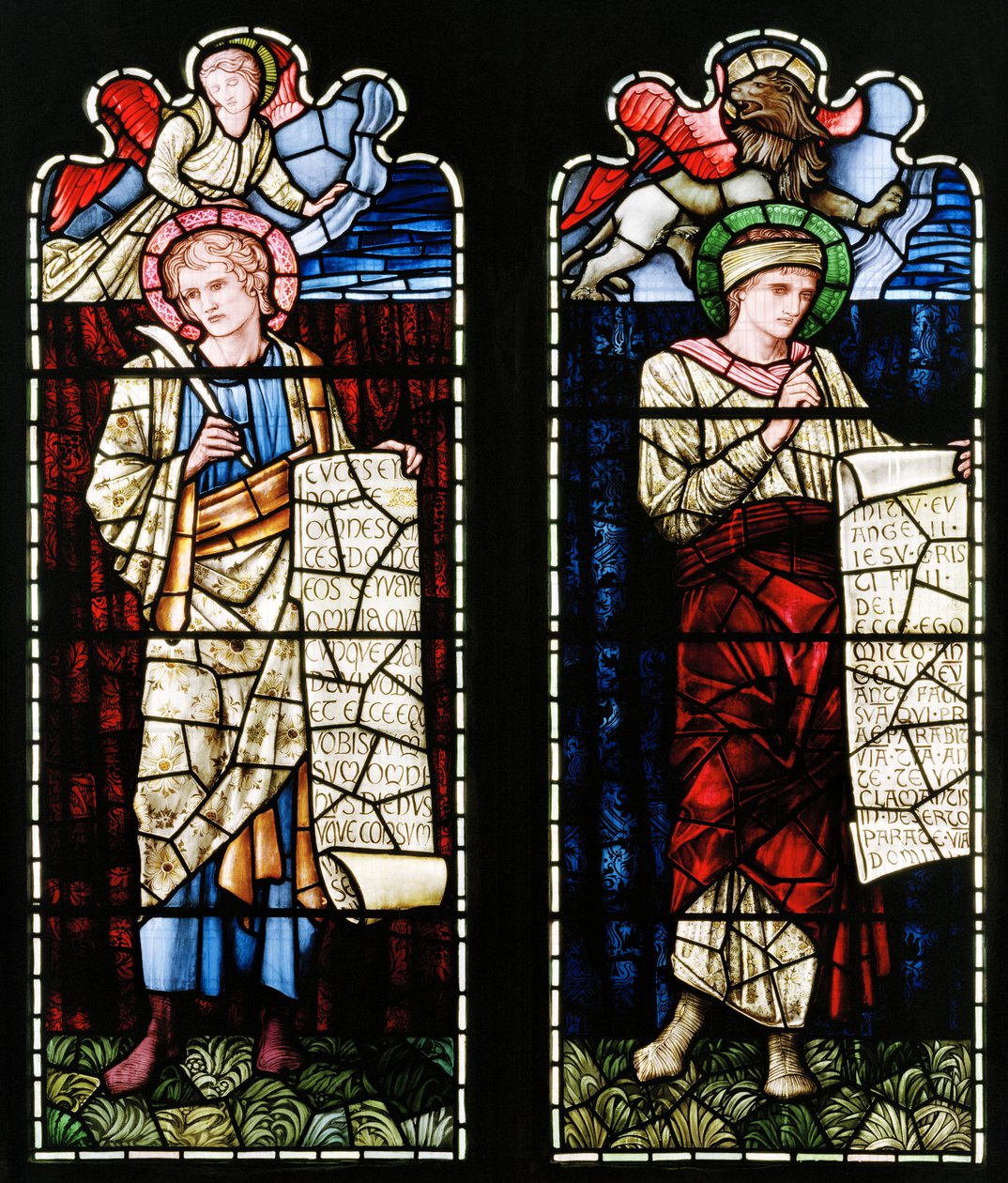 Ashton Under Lyne, Albion Congregational Church, Morris & Co., Edward Burne-Jones, St John, 1896 od Edward Burne-Jones