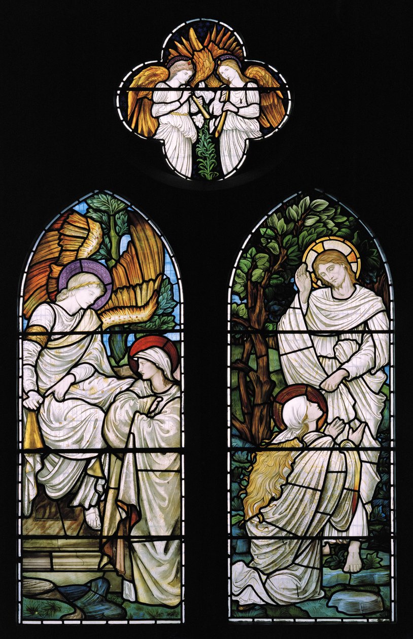 Velikonoční ráno, Marie Magdalena, 1876 od Edward Burne Jones
