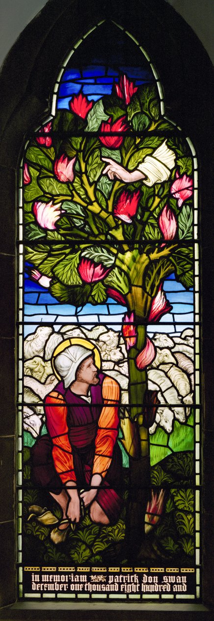 Kirkcaldy, St Brycedale, Morris & Co., Edward Burne-Jones, Moses & The Burning Bush, 1892 od Edward Burne Jones
