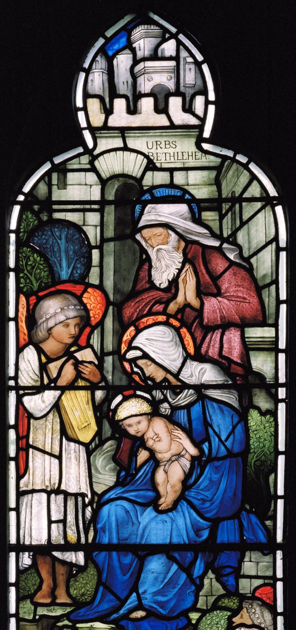 Hudební anděl, Narození Páně, 1876 od Edward Burne Jones