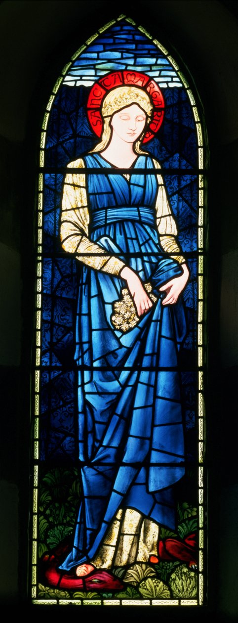 Svatá Markéta (vitráže) od Edward Burne Jones