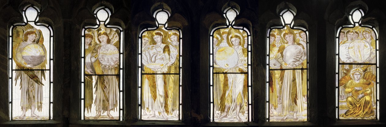 Dny stvoření, Západní okno, 1870 od Edward Burne Jones