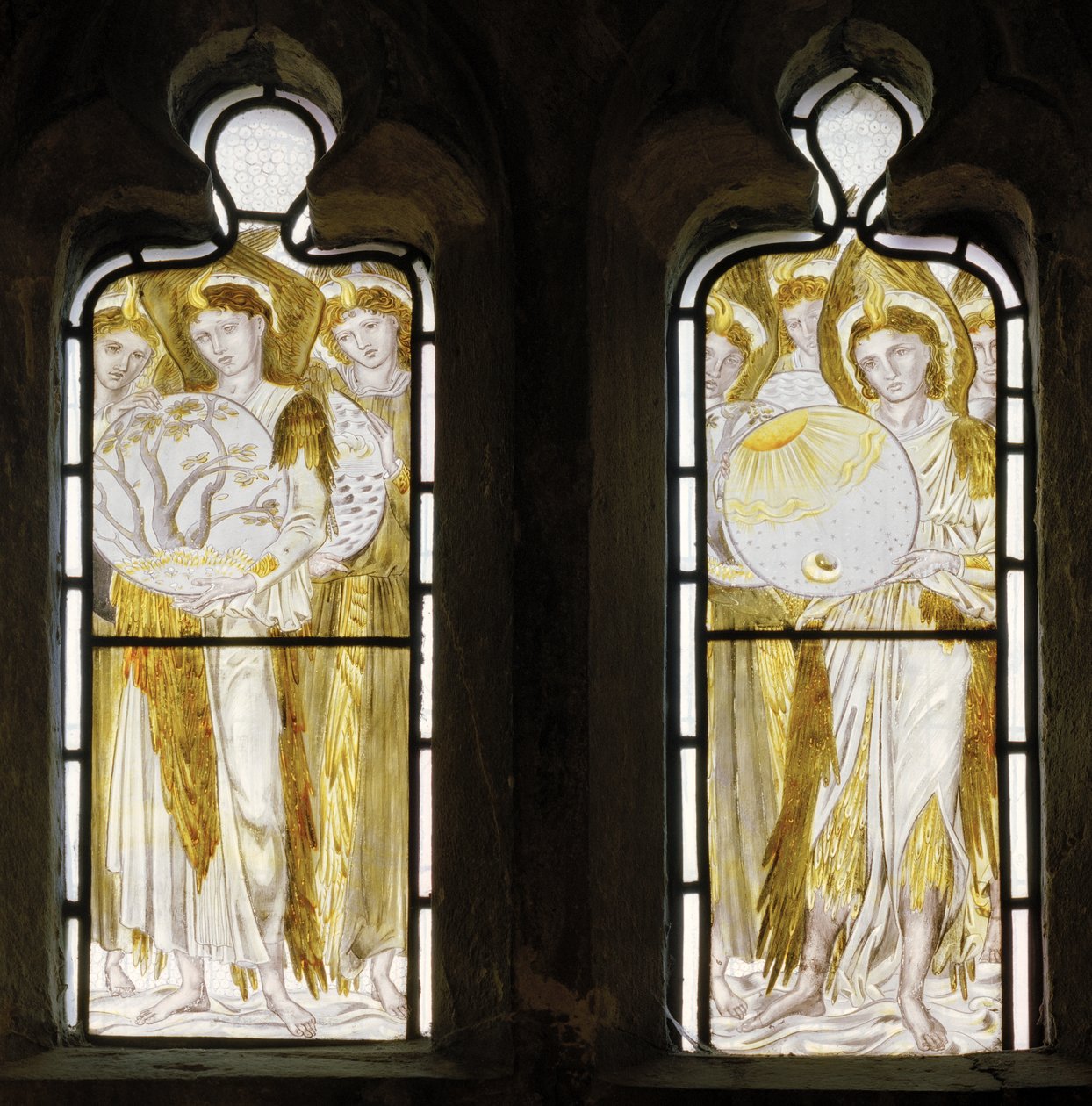 Detail Dnů stvoření, 1870 od Edward Burne Jones