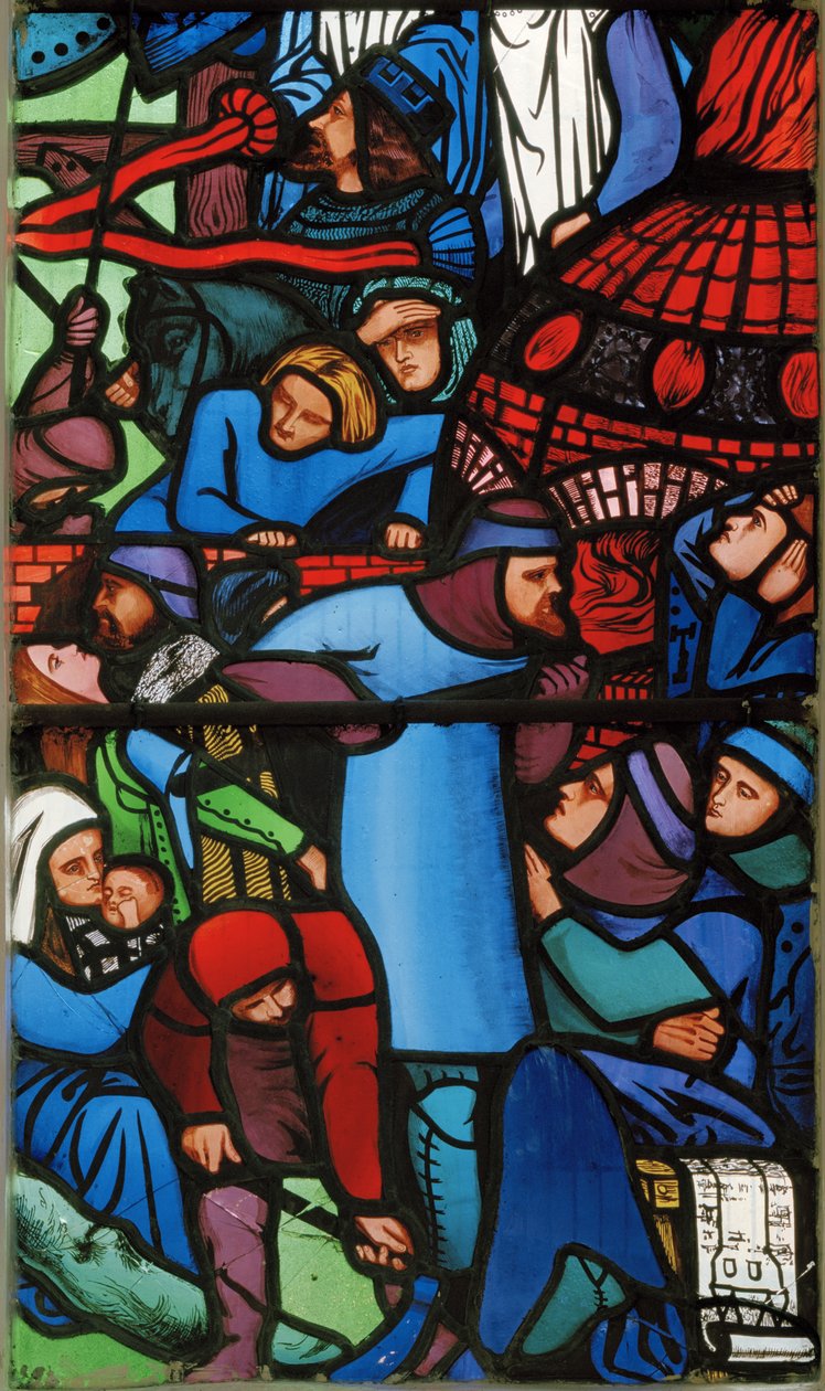 Babylonská věž, 1857 od Edward Burne Jones