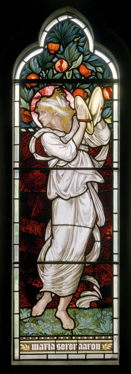 Waterford, St Michael & All Angels, Morris & Co., Edward Burne-Jones, Miriam, 1872 od Edward Burne Jones