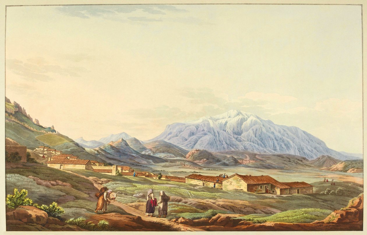 Mount Parnassus od Edward Dodwell