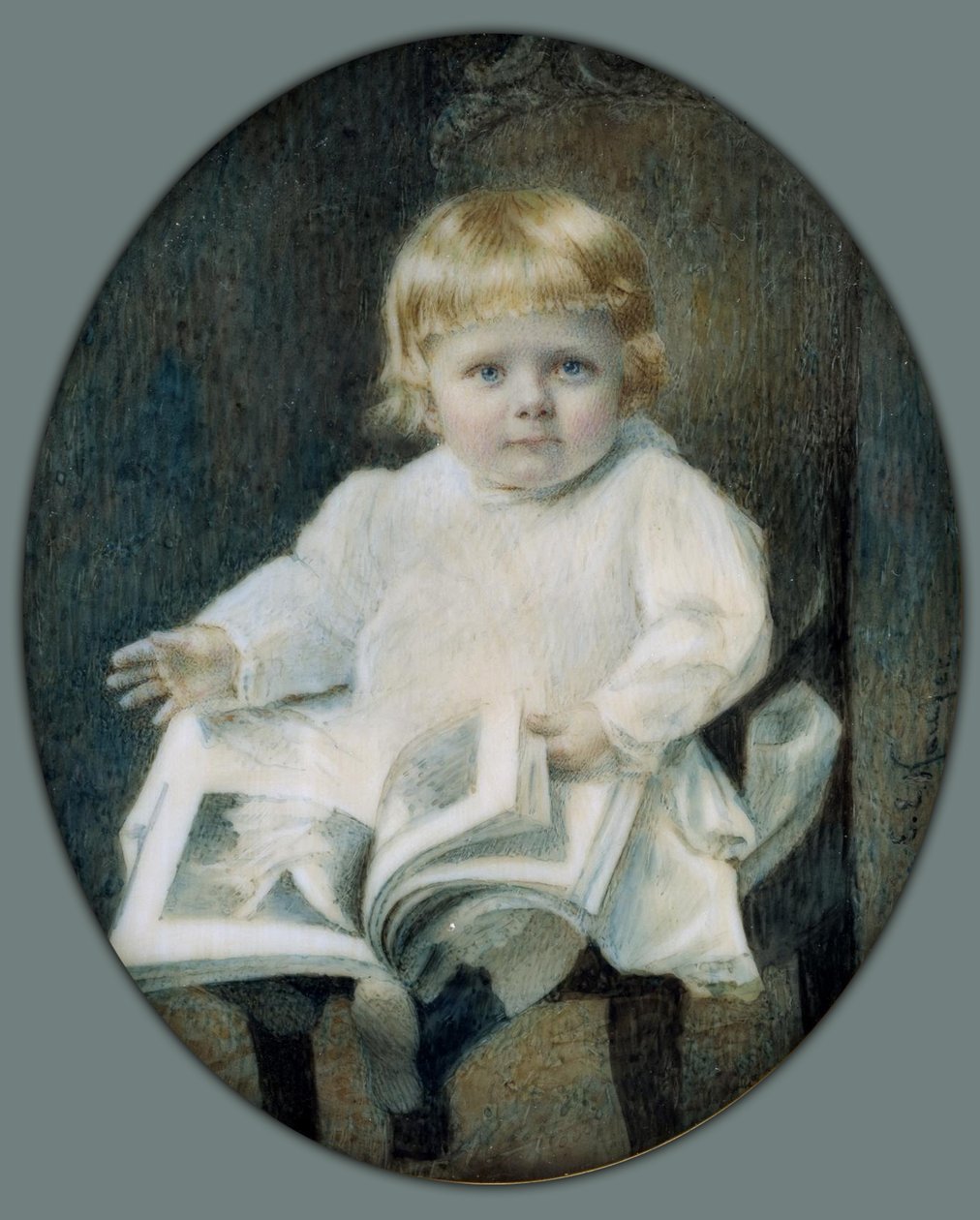 Portrét chlapce od Edward Elias Kaufer