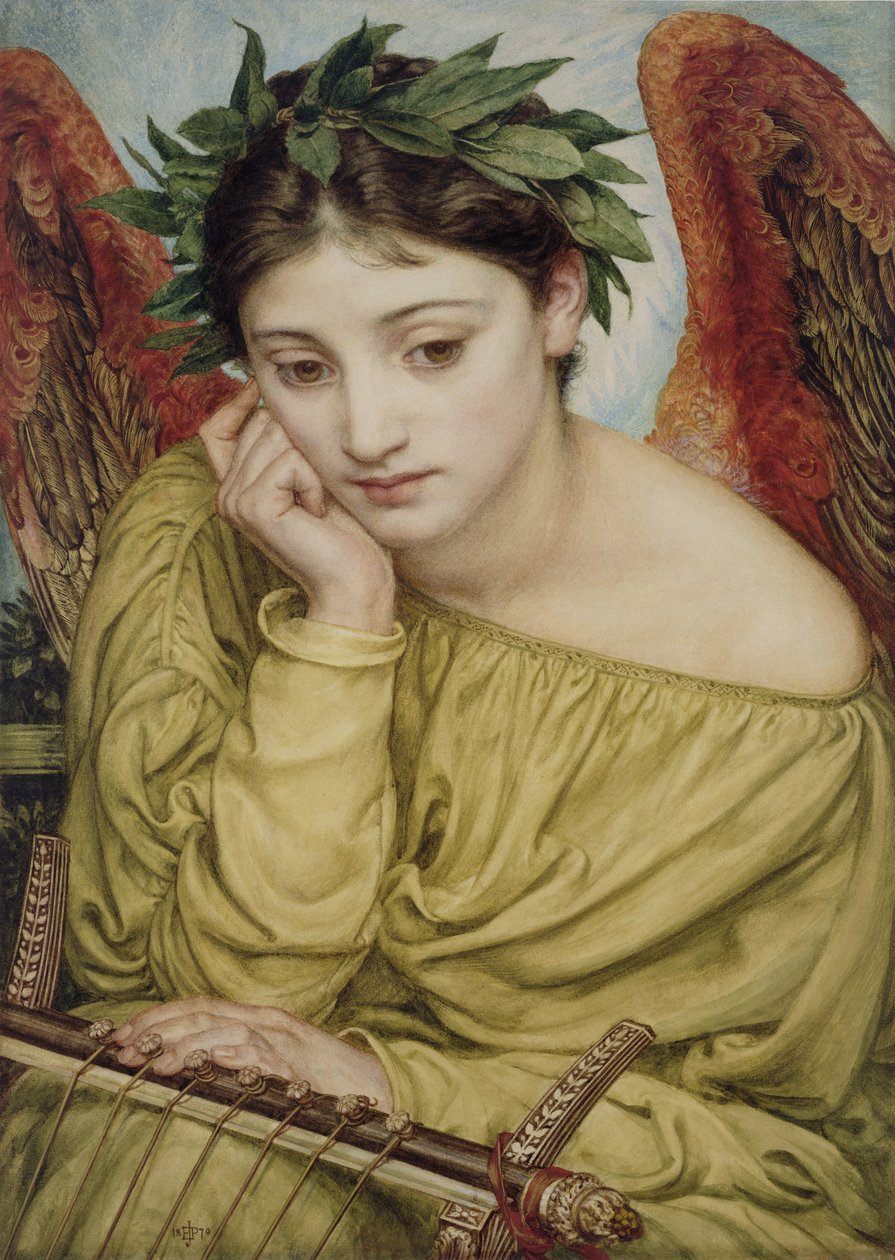 Erato, Múza poezie, 1870 od Edward John Poynter