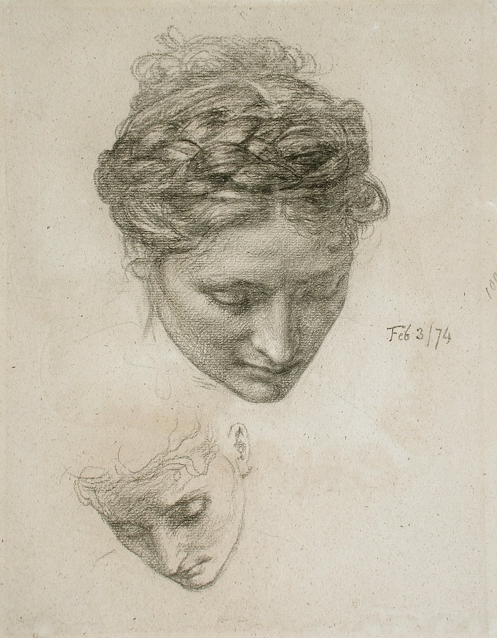 Studie dvou hlav od Edward John Poynter