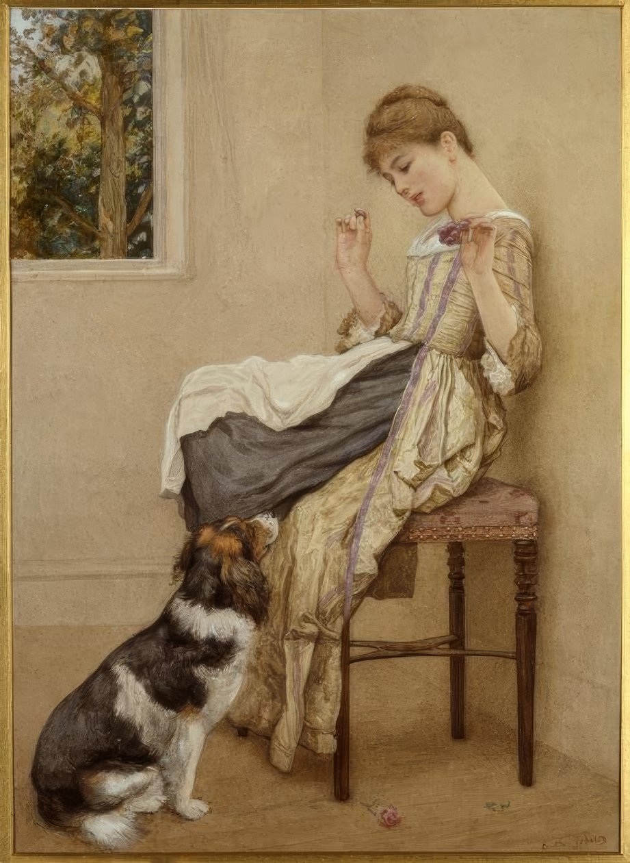 E.K.Johnson, Prosba o laskavost / Gemälde od Edward Killingworth Johnson