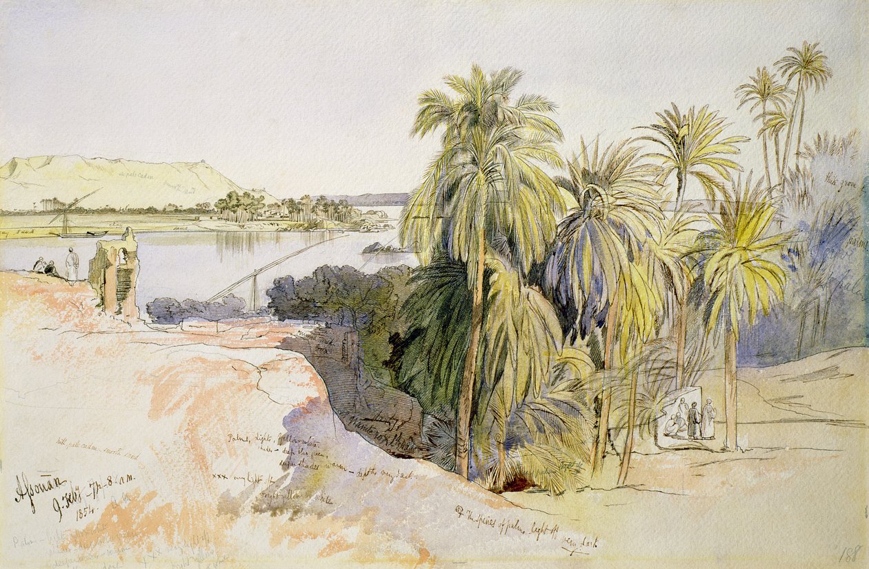 Asuán od Edward Lear