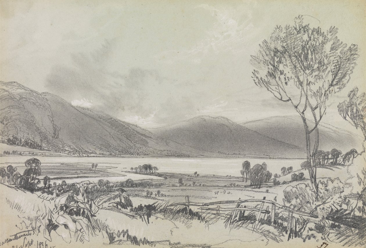 Bassenthwaite od Edward Lear
