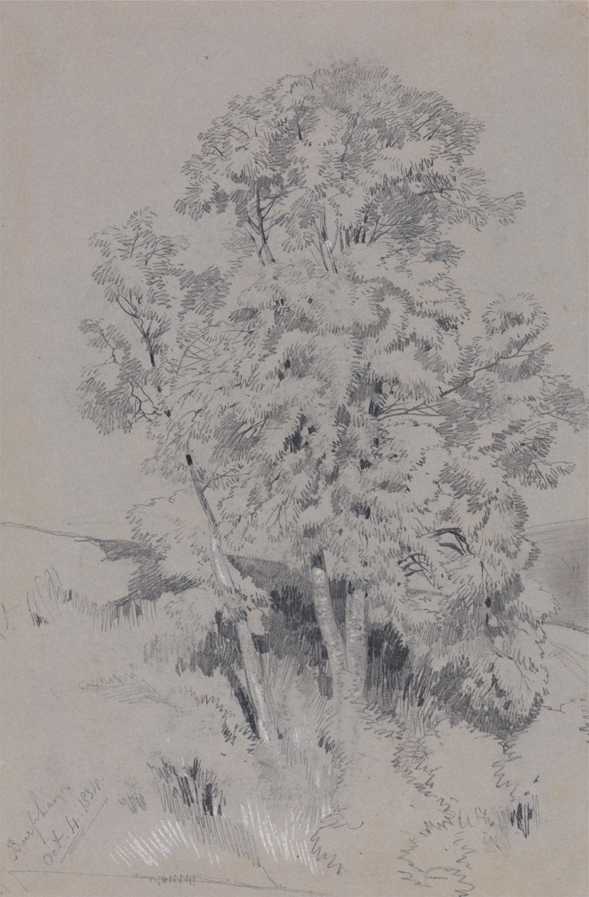 Burpham 4. října 1834 od Edward Lear
