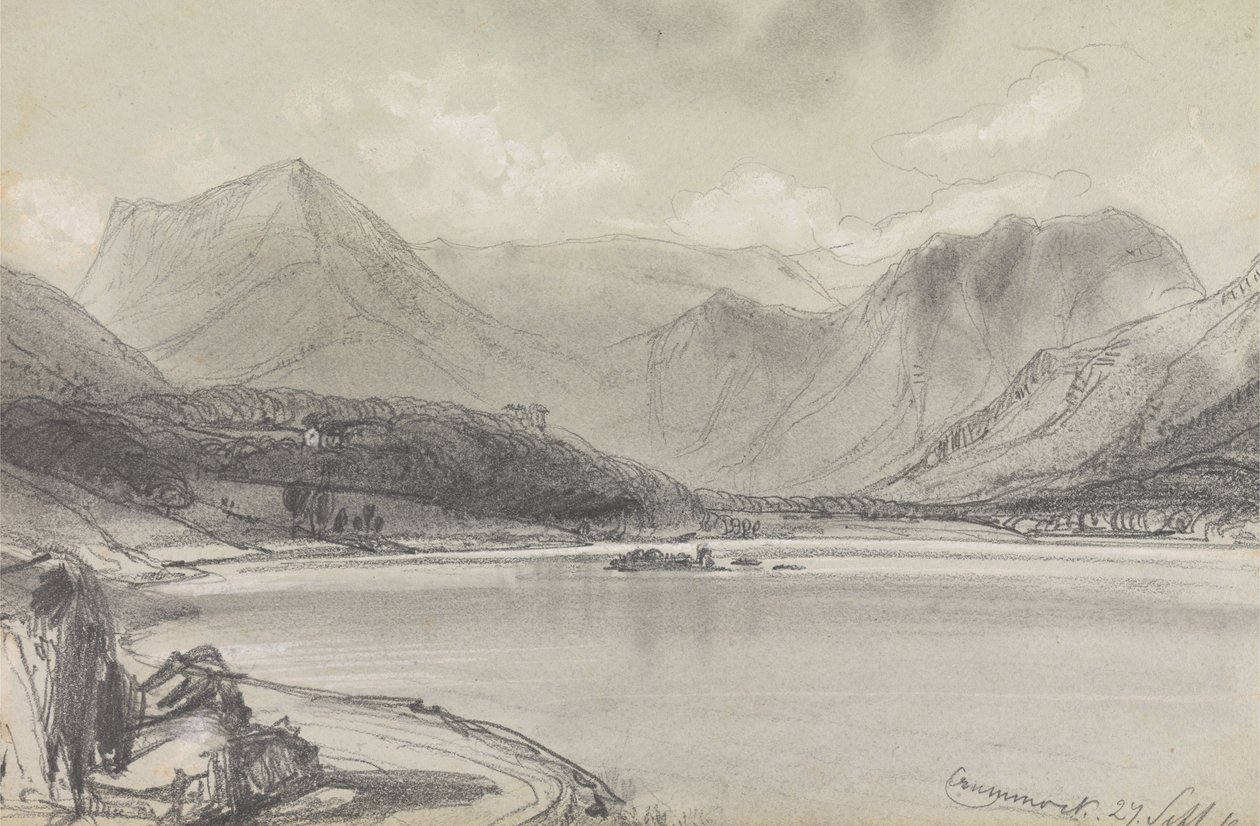 Crummock Water od Edward Lear
