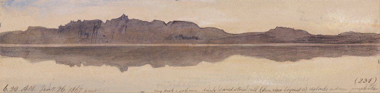 Úsvit na Nilu od Edward Lear