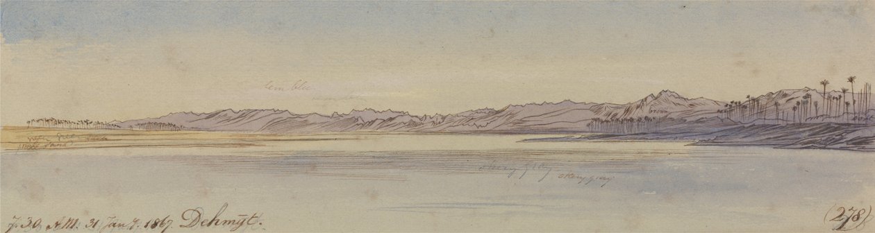 Dehmyt, 7-30 hodin, 31. ledna 1867 (278) od Edward Lear