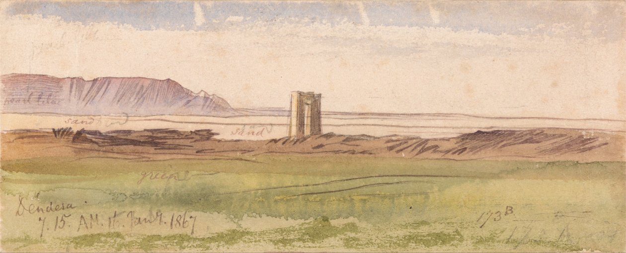 Dendera 186 od Edward Lear