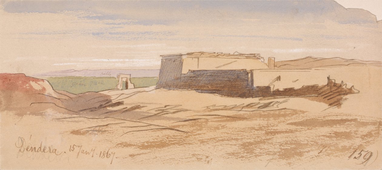 Dendera 159 od Edward Lear