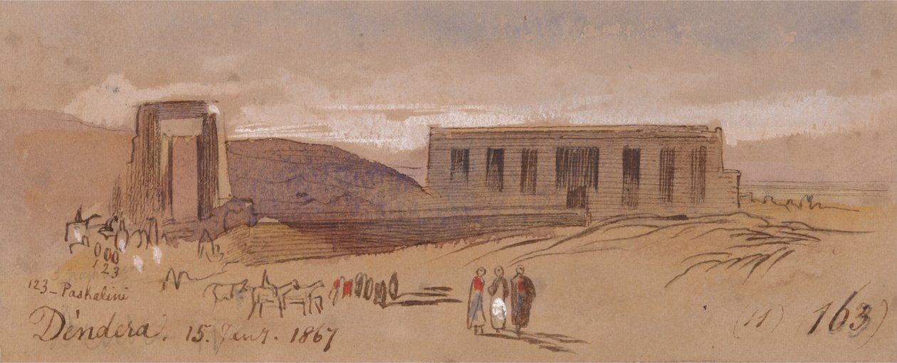 Dendera 163 od Edward Lear