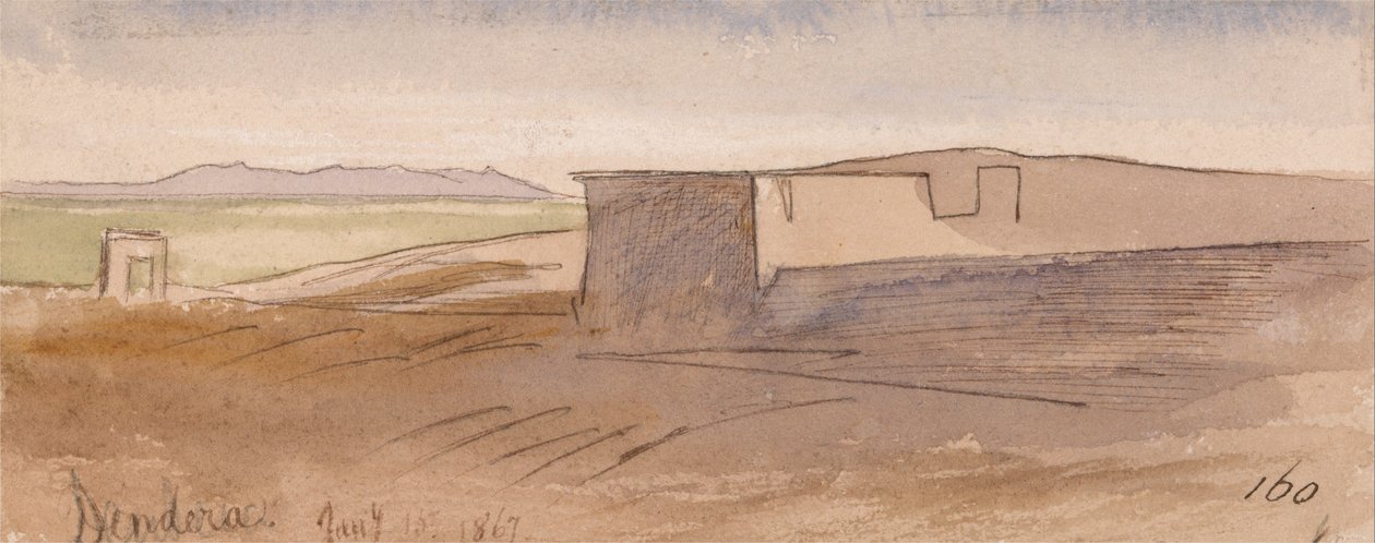 Dendera 160 od Edward Lear