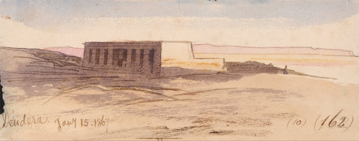 Dendera 162 od Edward Lear