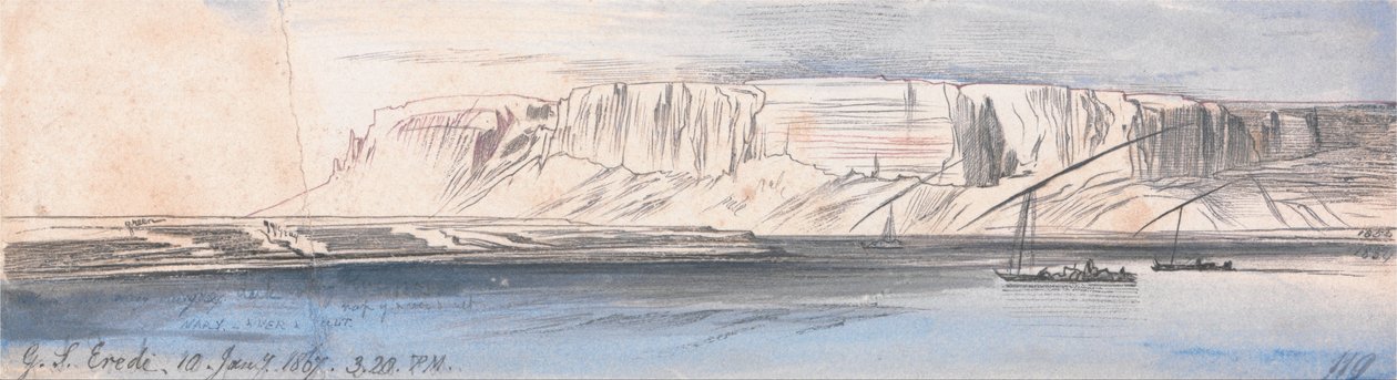 Dědicové Jebel Sheikh od Edward Lear