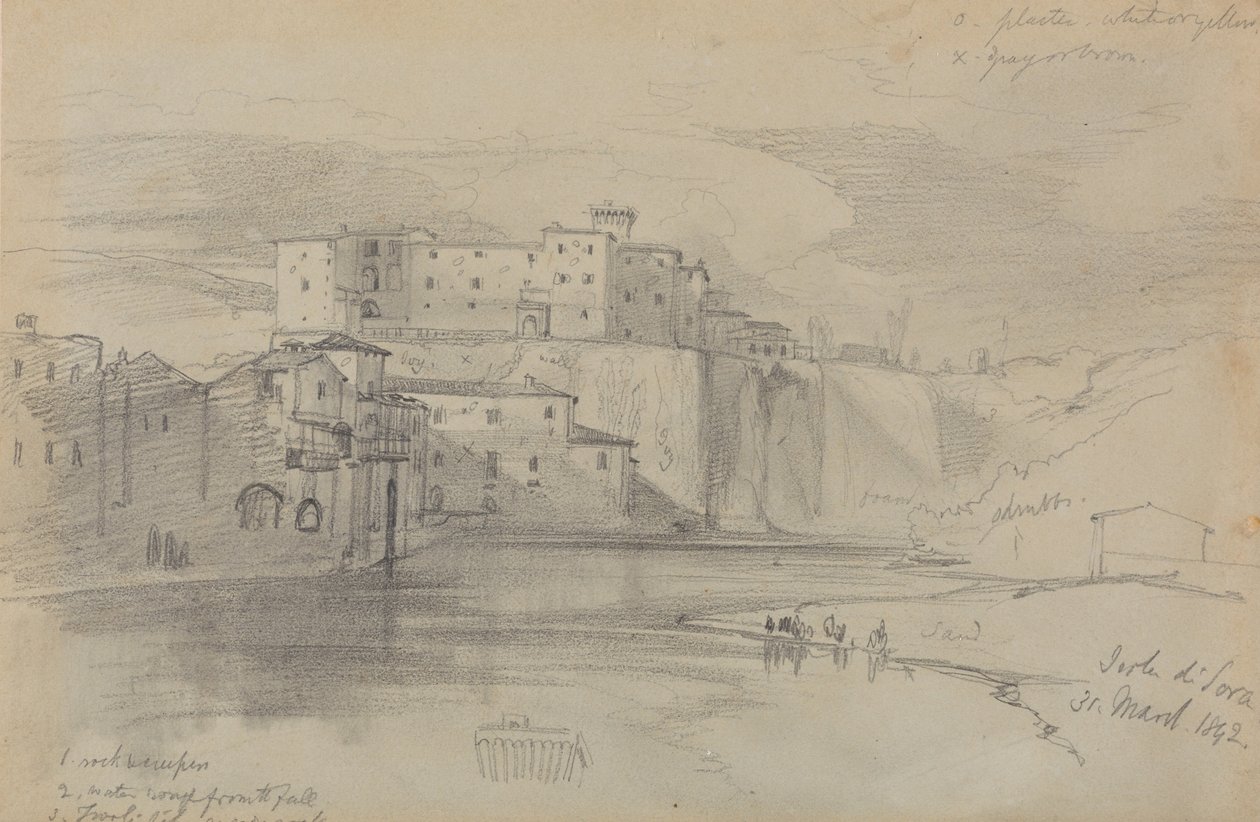 Ostrov Sora, 31. března 1842 od Edward Lear