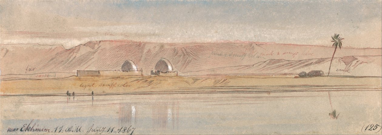 Poblíž Ekhmimu od Edward Lear