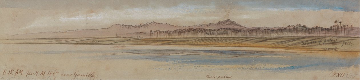 Poblíž Gamille od Edward Lear